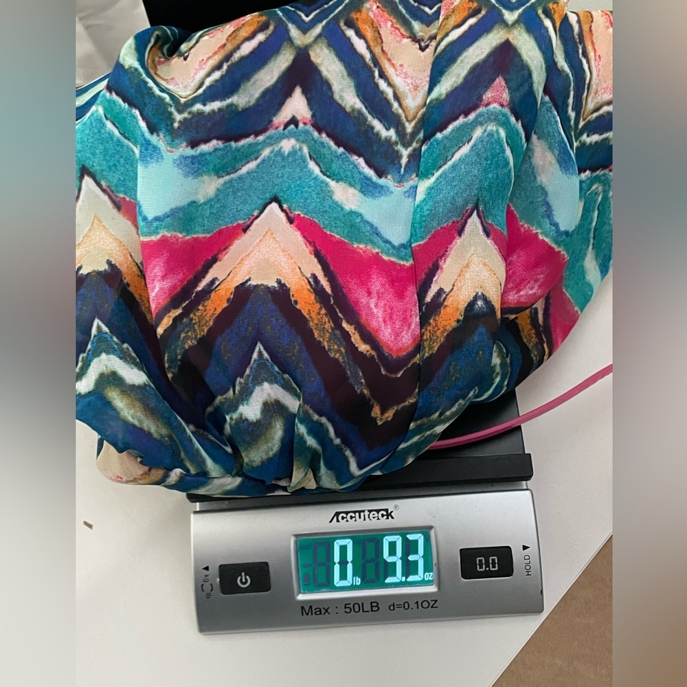 AB Studio Multicolor Chevron Pattern‎ Dress size XL - Picture 11 of 11